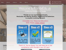 Tablet Screenshot of floridaedu.us